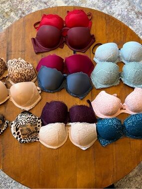 DREAM Angel Victoria Secret Lg Lot Demi push up. Sold individually 30. each